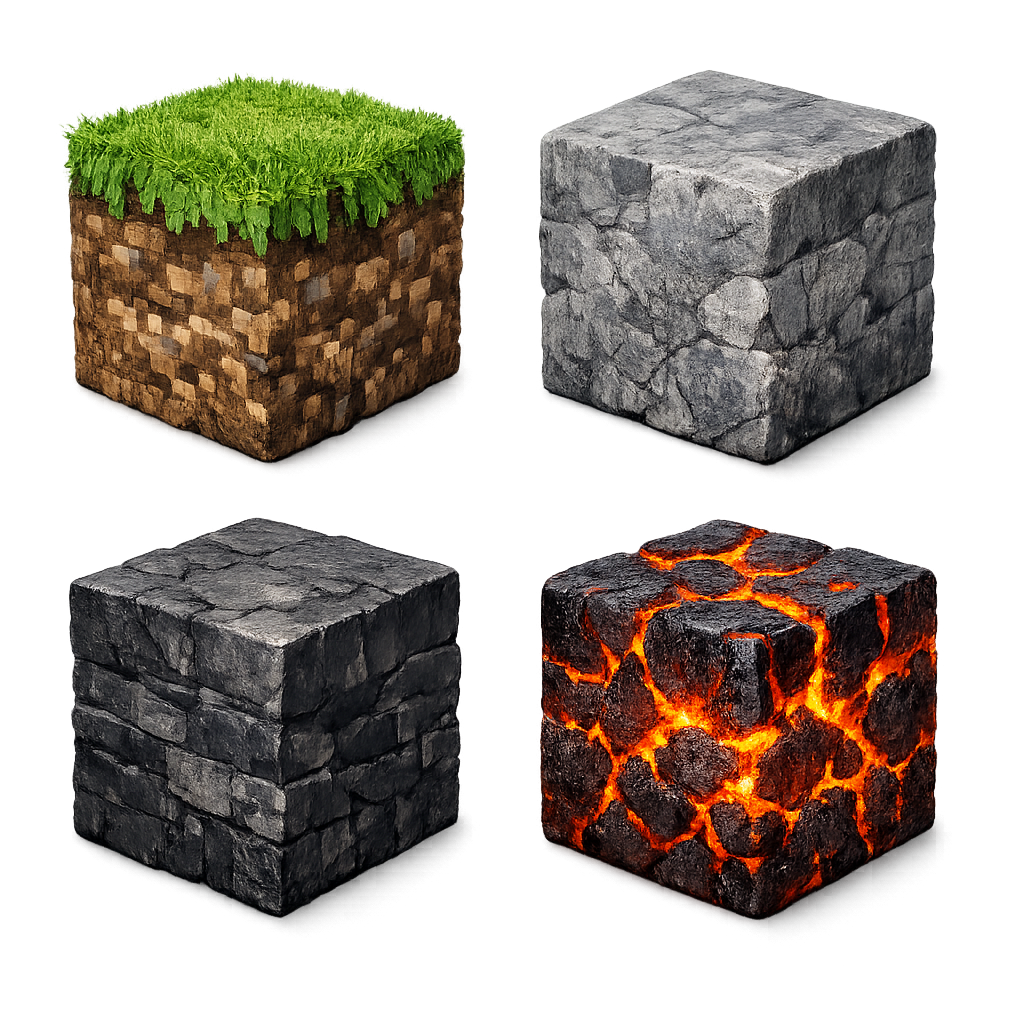 Minecraft blocks